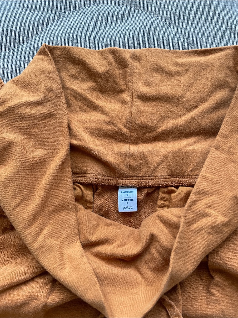 Old Navy Rust Orange Drawstring Linen-blend Joggers - Picture 2 of 9